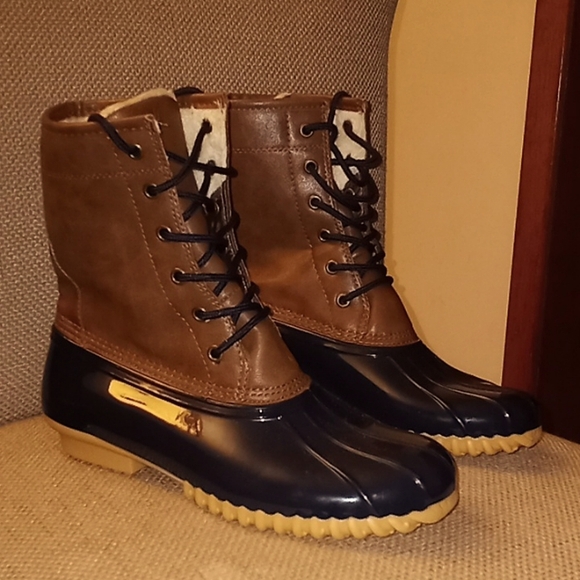 Sporto Original Duck Rain Boots Dakota Women’s Size 9M - Picture 1 of 12